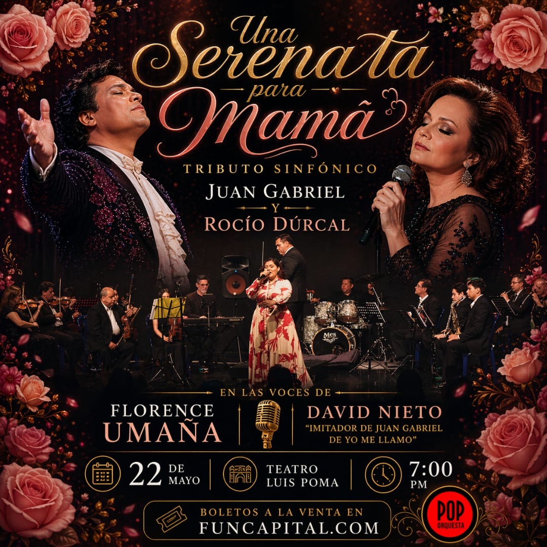 UNA SERENATA PARA MAMÁ, 
Tributo sinfónico a Juan Gabriel & Rocío Durcal. 💖💐✨🎶 