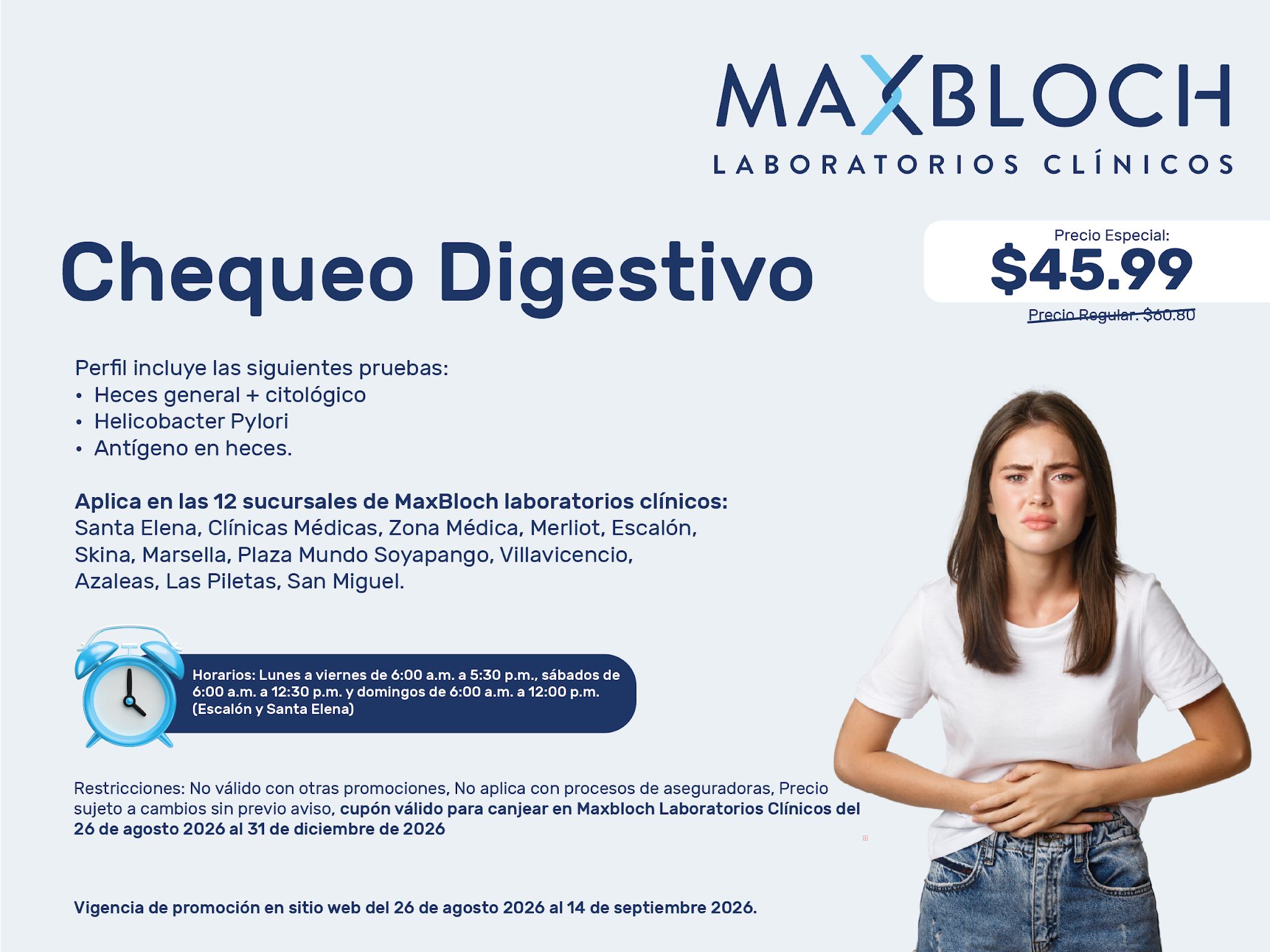 Libérate de la Pesadez: Chequeo digestivo