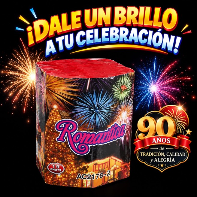 Bateria de Luces de 19 tiros GRANDE