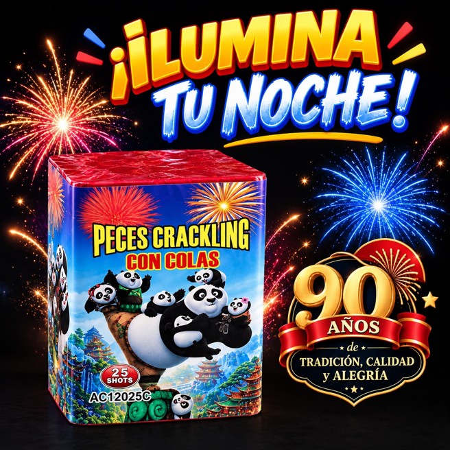 Bateria de Luces de 25 tiros GRANDE