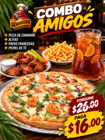 COMBO AMIGOS A TAN SOLO $16