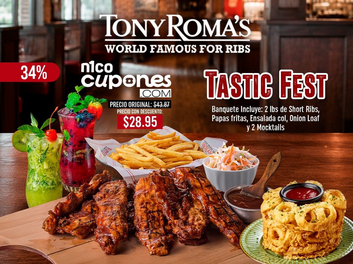 ¡Disfruta de un combo para 2 por sólo $28.95 en lugar de $43.87 del precio regular!