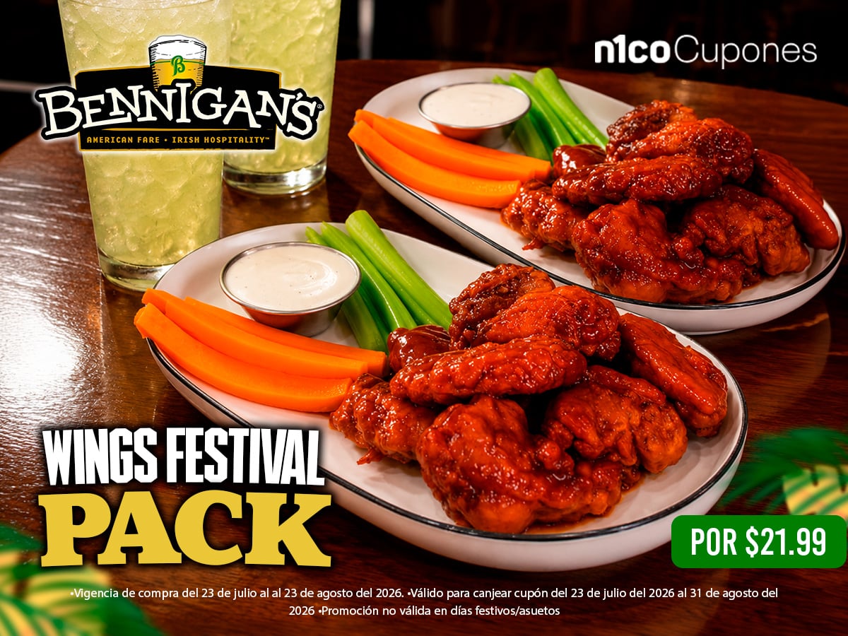 ¡Wings Festival Pack por tan sólo $21.99!