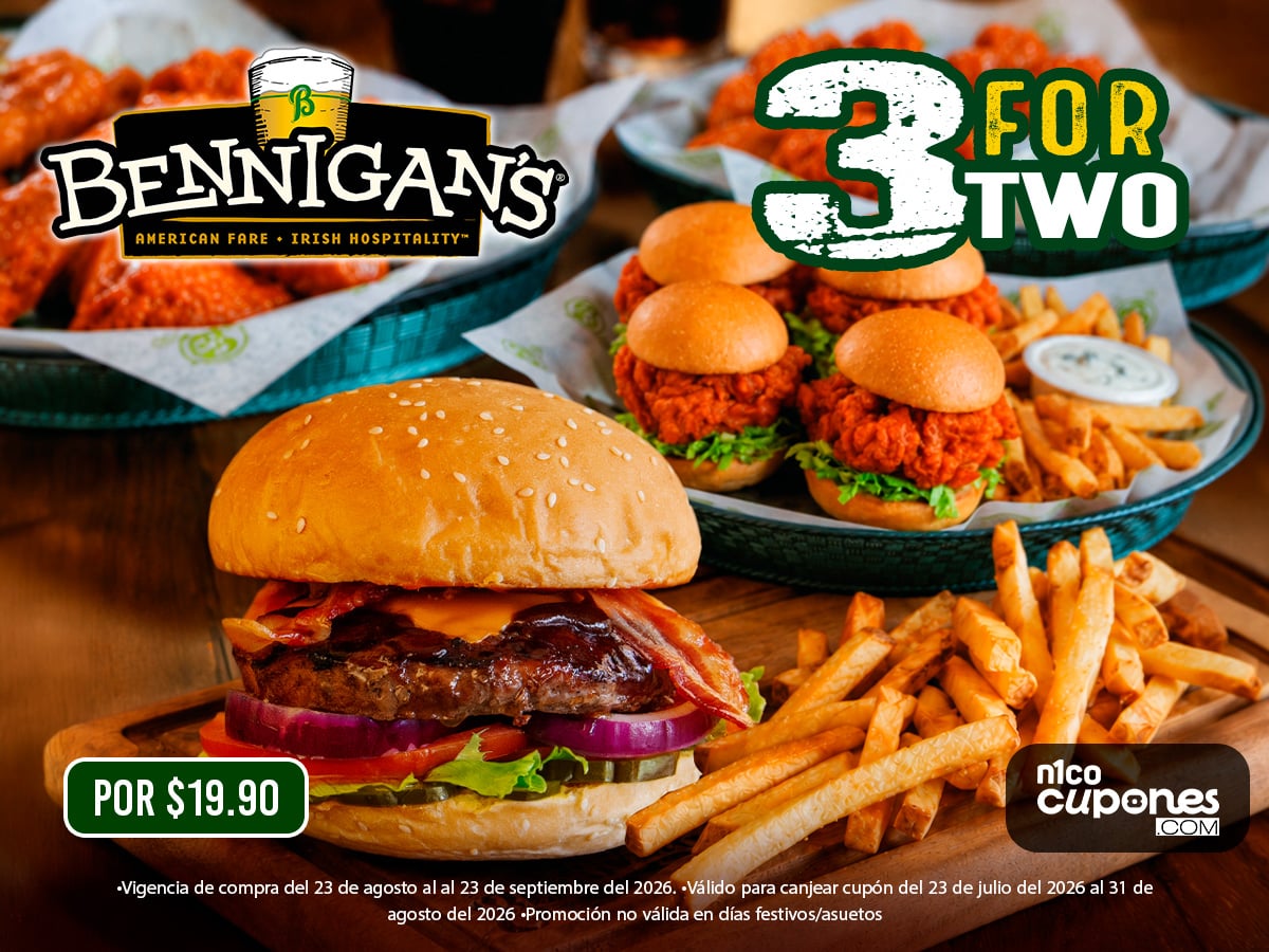 ¡Paga únicamente $19.90 en lugar de $31.00 del precio regular por tu combo para 2!