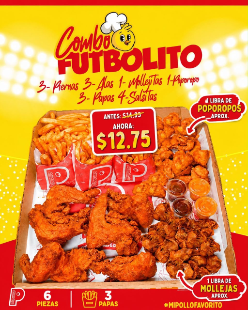 ¡COMBO FUTBOLITO POR TAN SOLO $12.75!