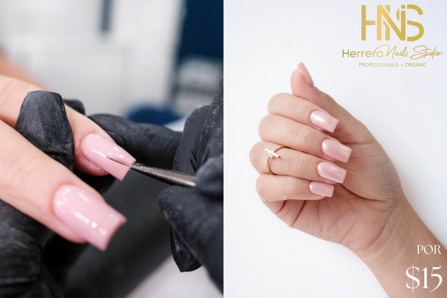 RUBBER BASE + MANICURE EXPRESS+ ESMALTADO GEL PERMANENTE 