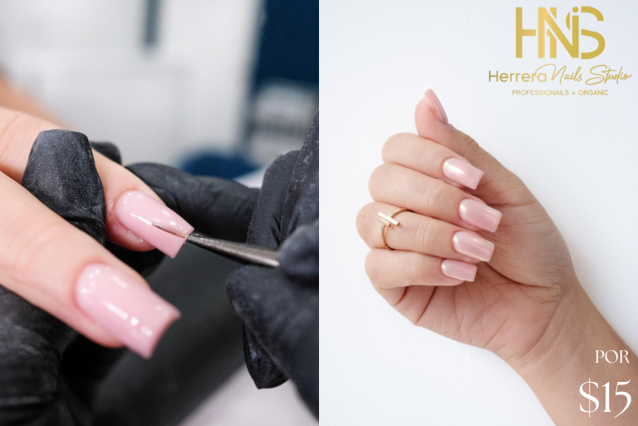 RUBBER BASE + MANICURE EXPRESS+ ESMALTADO GEL PERMANENTE