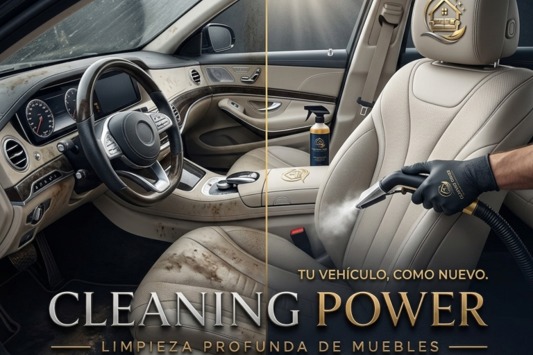 ¡Siente la Sensación de Estrenar Auto Otra Vez! 🚗✨ Limpieza profunda de interior para tu vehículo