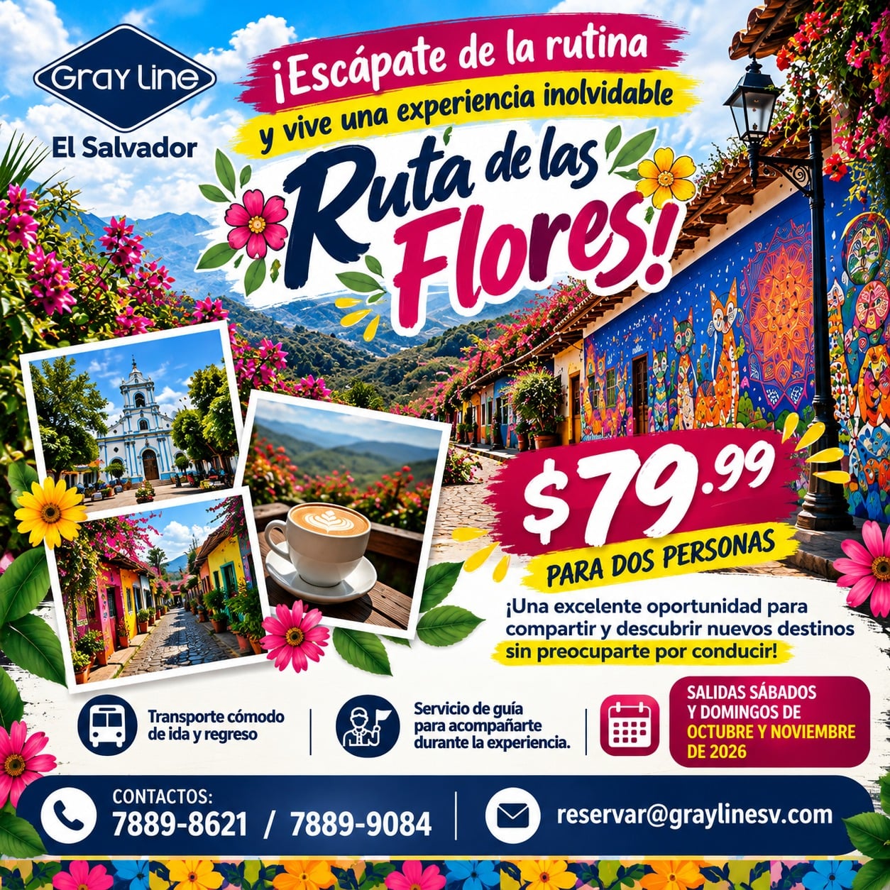 🌺¡Escápate de la rutina y vive una experiencia inolvidable Los Naranjos & Ruta de las Flores!🌺