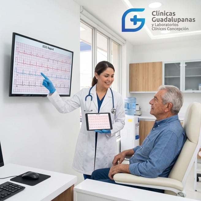 🩺Un electrocardiograma a tiempo es la mejor manera de cuidar el corazón de quienes amas